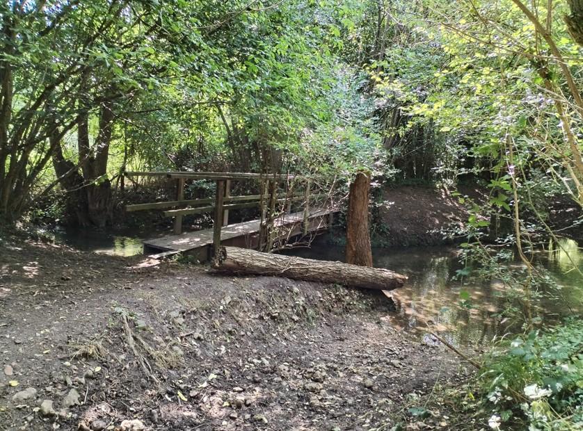 Petit pont au dessus de la paquine